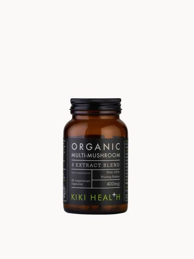 KIKI Health Organic Multi-Mushroom 8 Extract Blend (60 Vegicaps) - Thumbnail 2