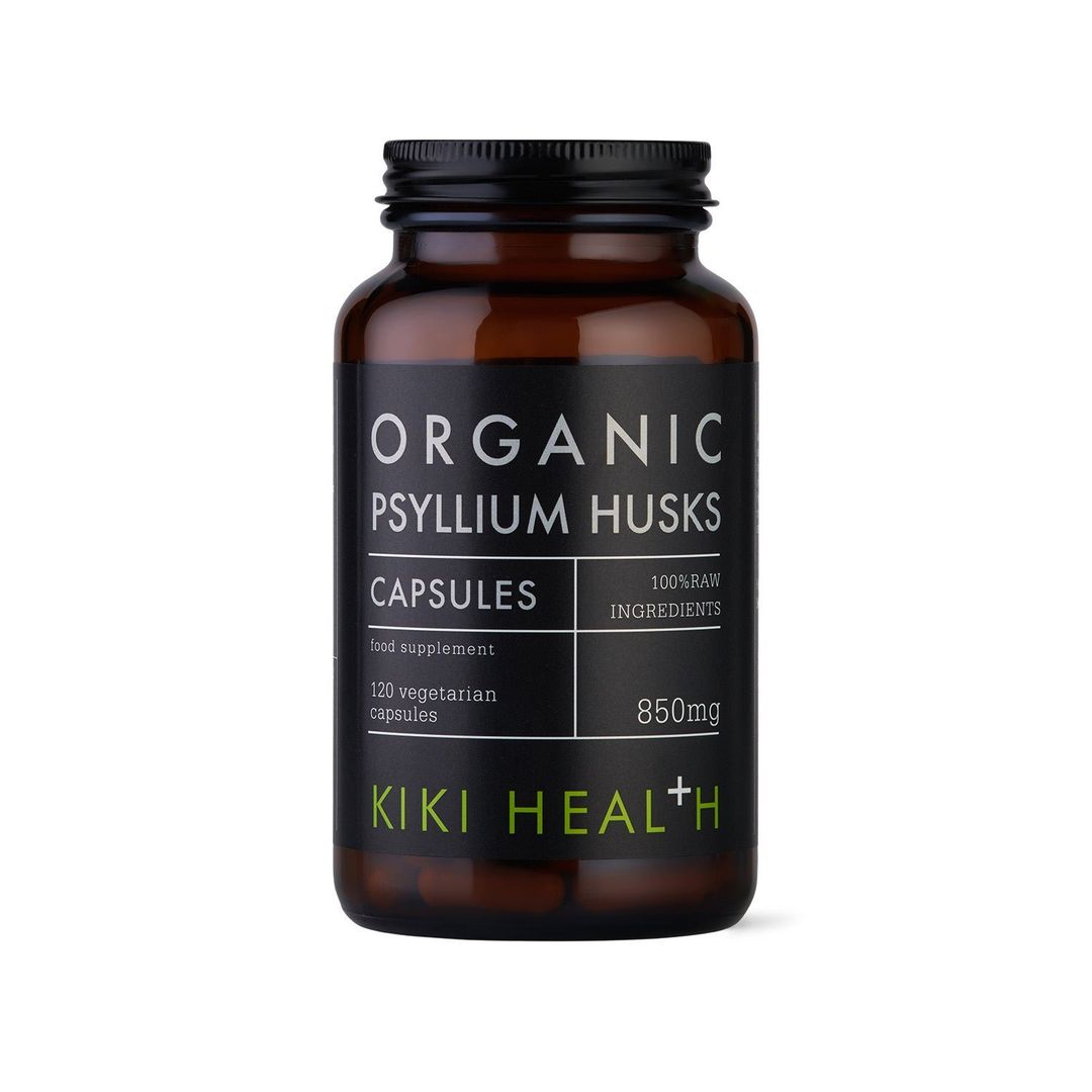 KIKI Health Organic Psyllium Husks - 120 Vegicaps - Image 1