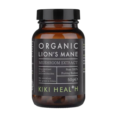 KIKI Health Organic Mushroom Extract Lion's Mane Powder 50g