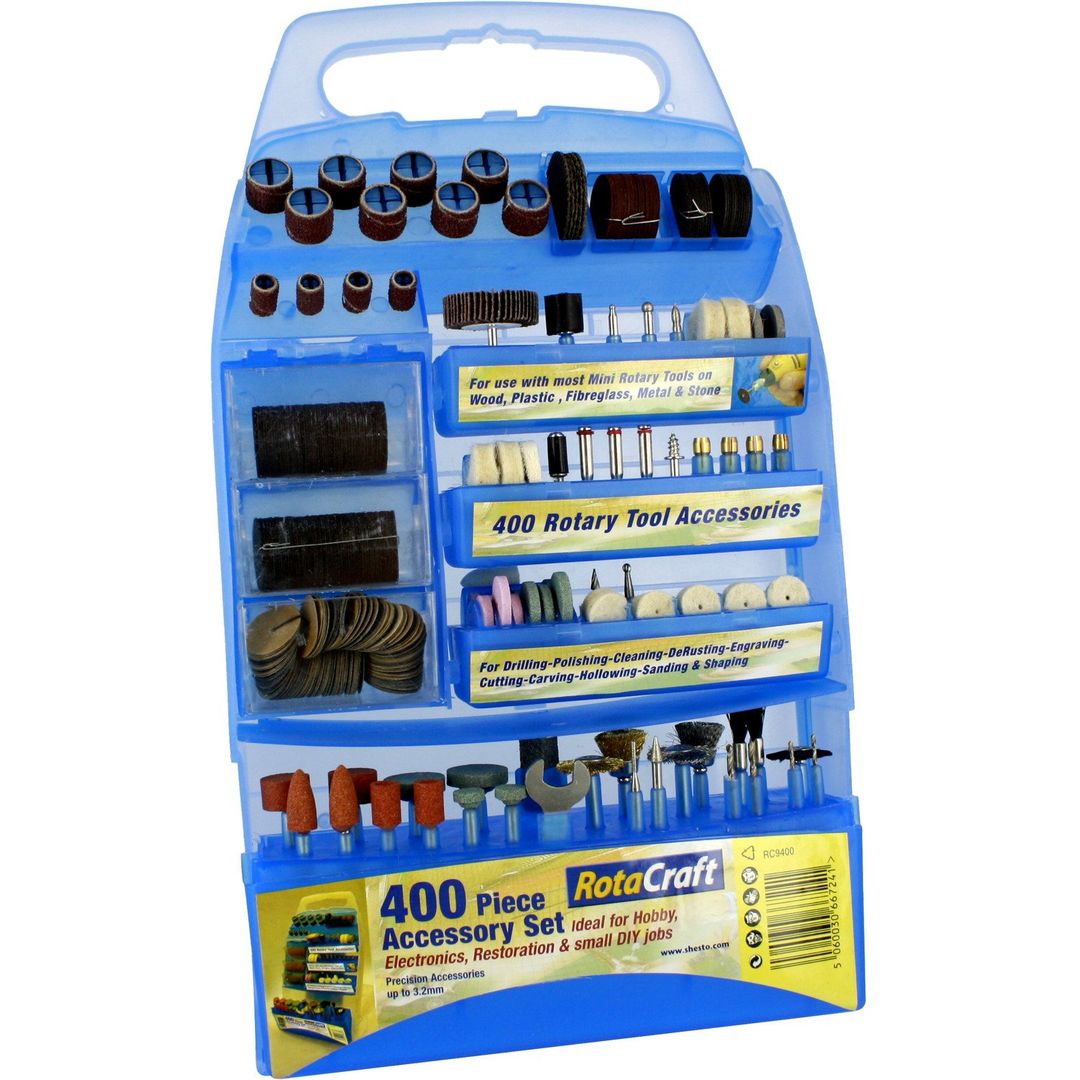 Rotacraft Rotary Accessory Set - 400 Piece - Image 1