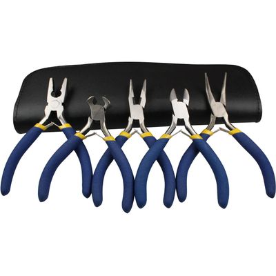 Modelcraft 5 Mini Plier Set In Zip Case
