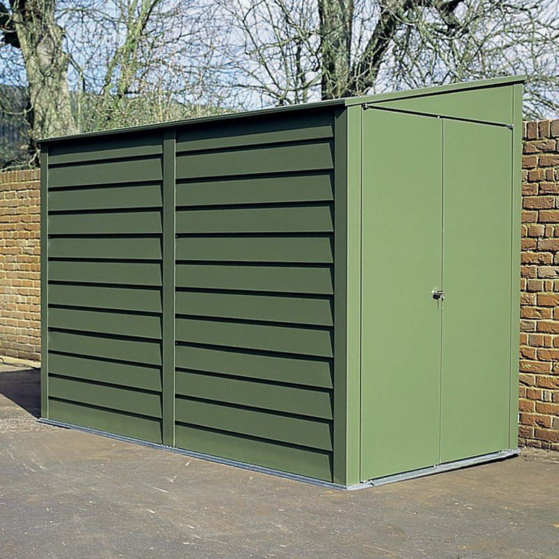 8'8 x 4'6 Trimetals Titan 940 Premium Pent Metal Shed (2.63m x 1.31m) - Image 1