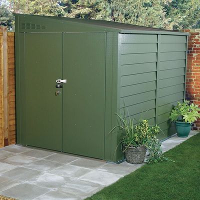 8'8 x 6' Trimetals Premium Titan 960 Pent Metal Shed (2.63m x 1.76m)