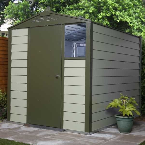 6' x 3' Trimetals Premium Titan 630 Metal Shed (1.76m x 1.01m) - Image 1