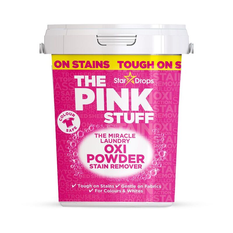 Stardrops The Pink Stuff Stain Removal Powder For Colours 1kg Assorted Packs - Pack of 1 - Image 1