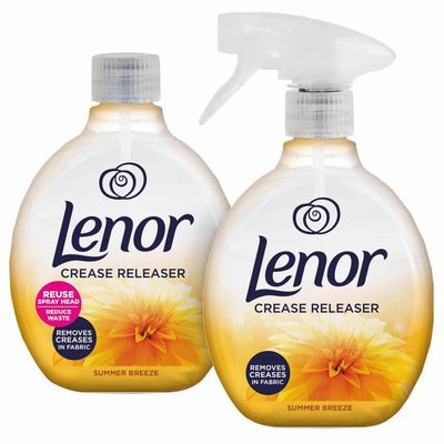 Lenor Crease Releaser Spray Summer Breeze 500ml Assorted Packs - Thumbnail 2