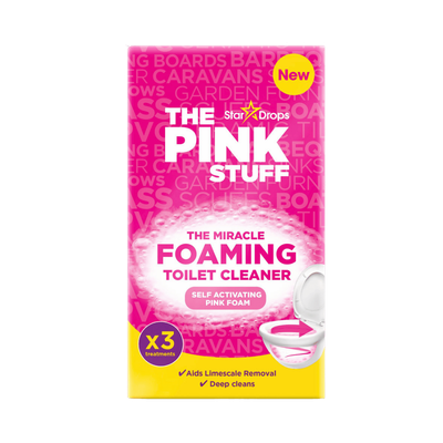 The Pink Stuff Miracle Foaming Toilet Cleaner Assorted 3x100g Treatment Packs - Thumbnail 2