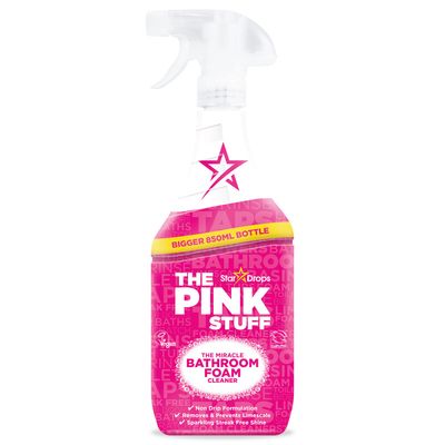Stardrops The Pink Stuff Bathroom Foam Cleaner 850ml - Thumbnail 3