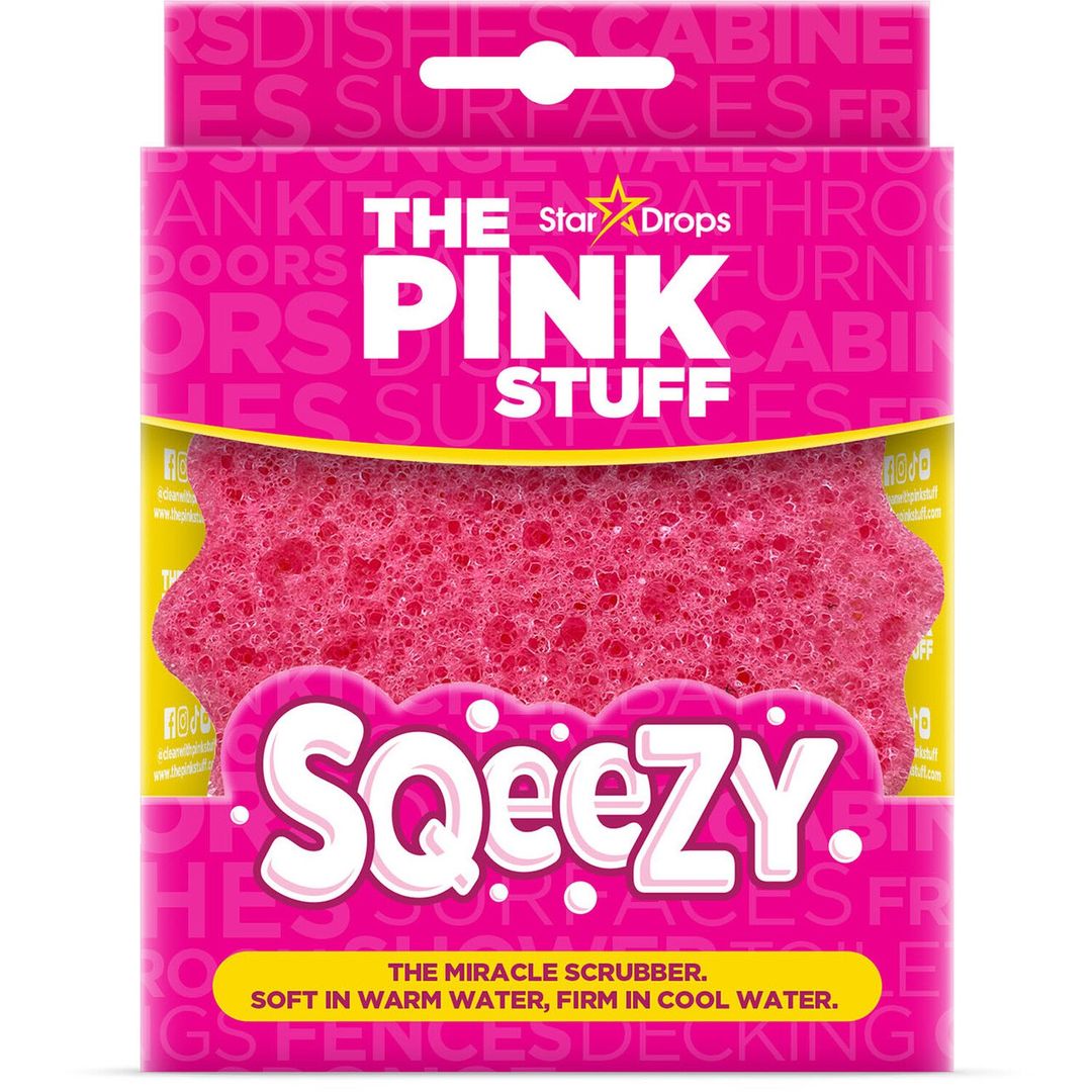 The Pink Stuff Sqeezy Scrubber - Pink - Image 1