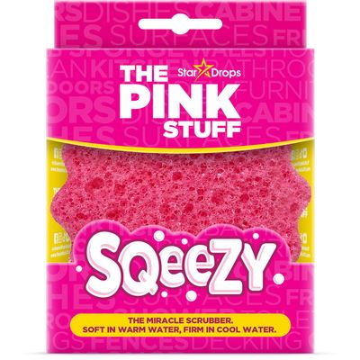 The Pink Stuff Sqeezy Scrubber - Pink