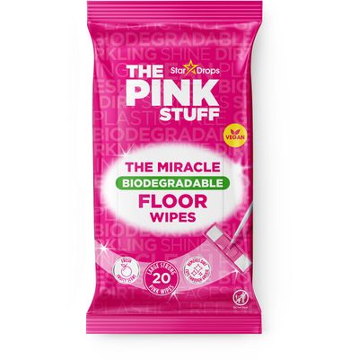 Pack of 20 The Pink Stuff Floor Wipes - Thumbnail 2