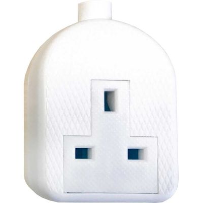Smj RTS1GW White Trailing Extension Socket 13A 1-Gang