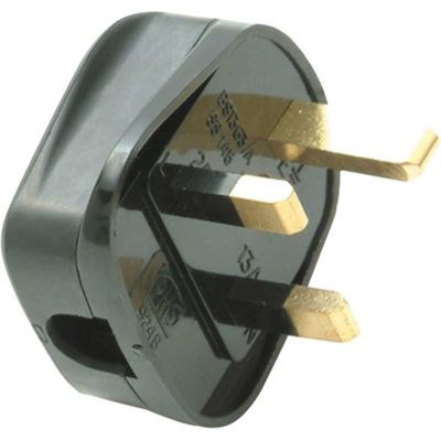 Smj TB13FP Black Fused Plug 13A (Trade Pack 20)