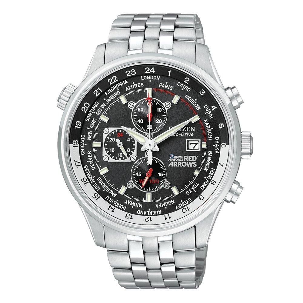 Citizen Red Arrows 43mm Stainless Steel Chronograph Eco-Drive Men's Watch - Image 1