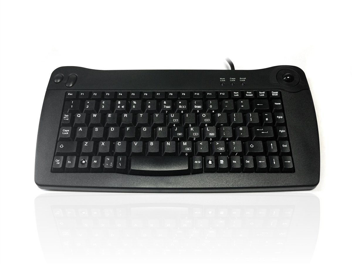 Accuratus 5010 keyboard Universal USB QWERTY UK International Black - Image 1