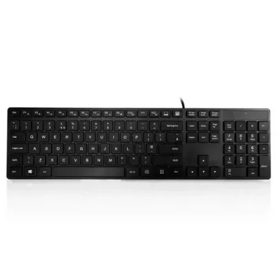 Accuratus KYBAC301-UBLK keyboard USB QWERTY English Black - Thumbnail 2
