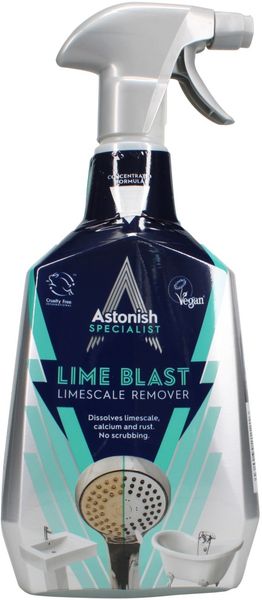 Astonish Specialist Lime Blast Limescale Remover Spray, 750ml - Thumbnail 2