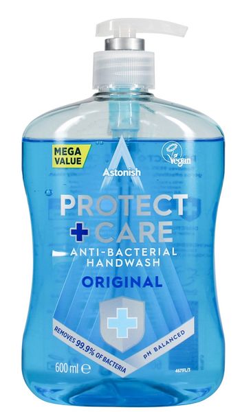 Astonish Protect + Care Antibacterial Original Handwash 600ml