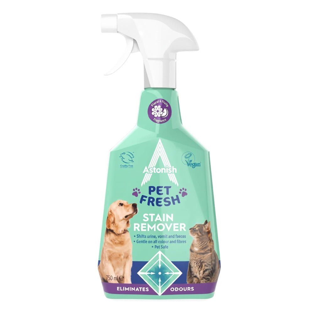 Astonish Pet Fresh Stain Remover Spray 750ml Assorted Packs - Image 1