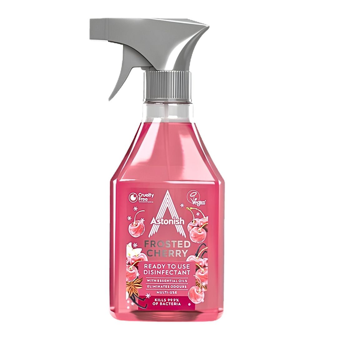 Astonish Frosted Cherry Ready To Use Disinfectant 550ml Assorted Packs - Image 1