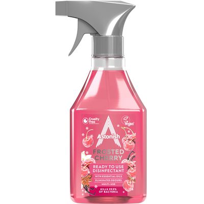 Astonish Frosted Cherry Ready To Use Disinfectant 550ml Assorted Packs - Thumbnail 2