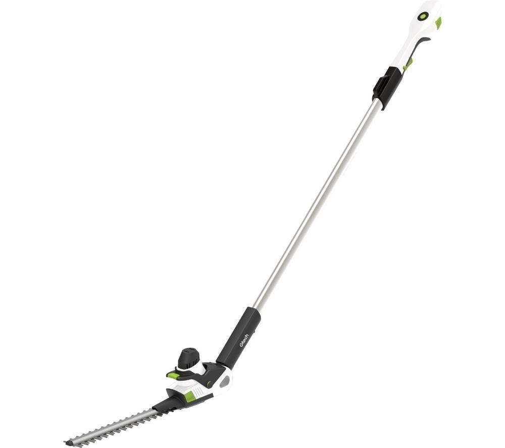 GTECH Long Reach HT50 Cordless Hedge Trimmer - White, White - Image 1