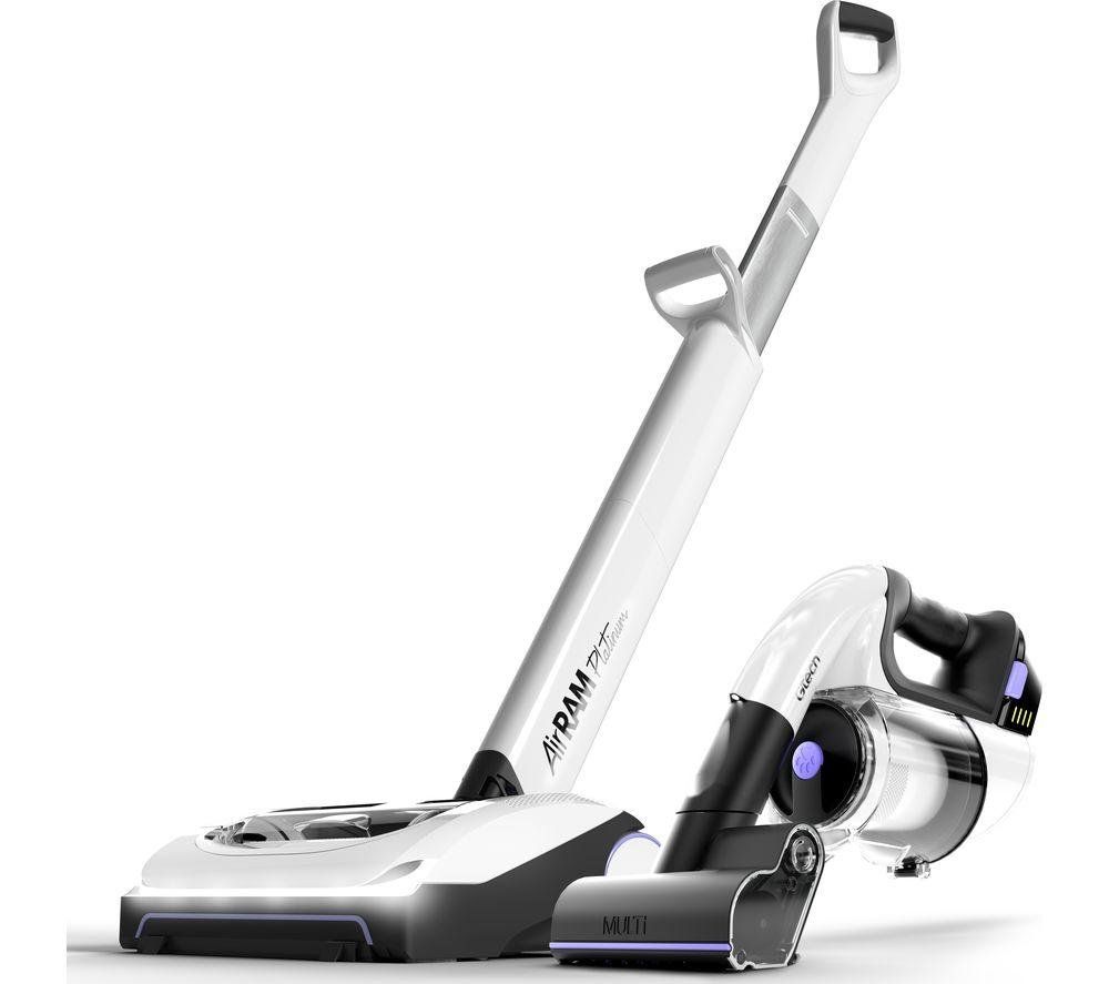 GTECH AirRAM Platinum Cordless Vacuum Cleaner & Multi Platinum Handheld Vacuum Cleaner Bundle - White & Black, Black,White - Image 1