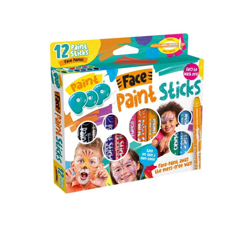 Pack of 12 Paint Pop Face paints - Image 1