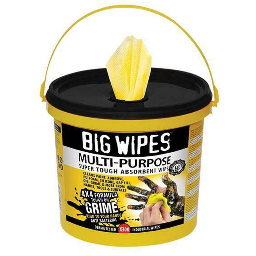 Big Wipes Antiviral Multi-Purpose Pro+ Bucket 300 Wipes - Image 1