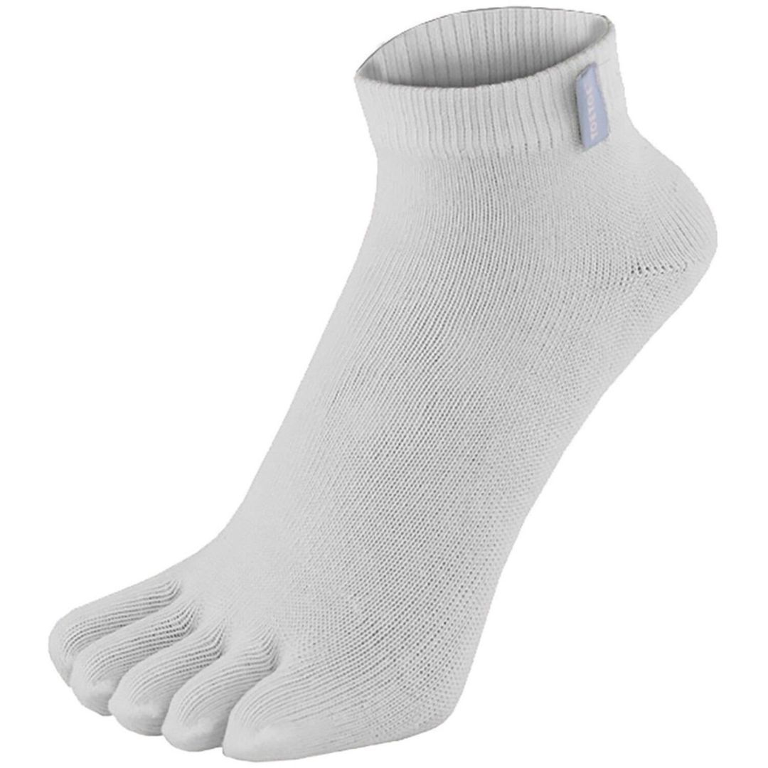 1 Pack Essential Ankle Toe Socks for Men and Women - White - Image 1
