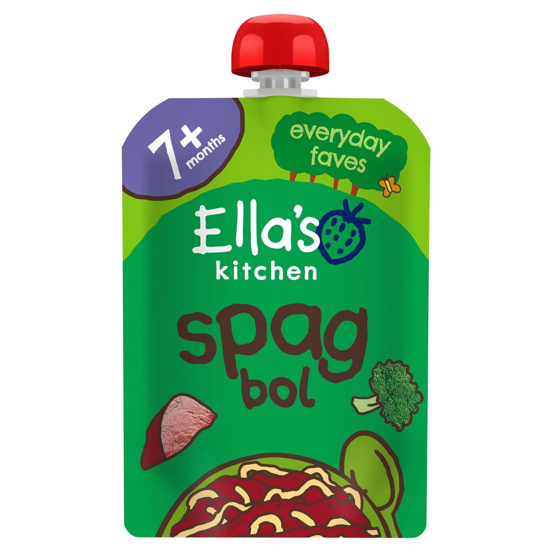 Ella's Kitchen Spag Bol with Cheese 7+ Months 130g - Image 1