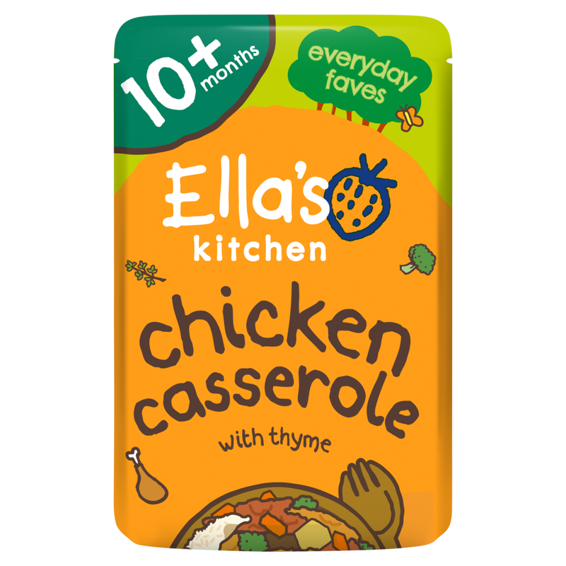 Ella's Kitchen Chicken Casserole with Thyme 10+ Months 190g - Image 1