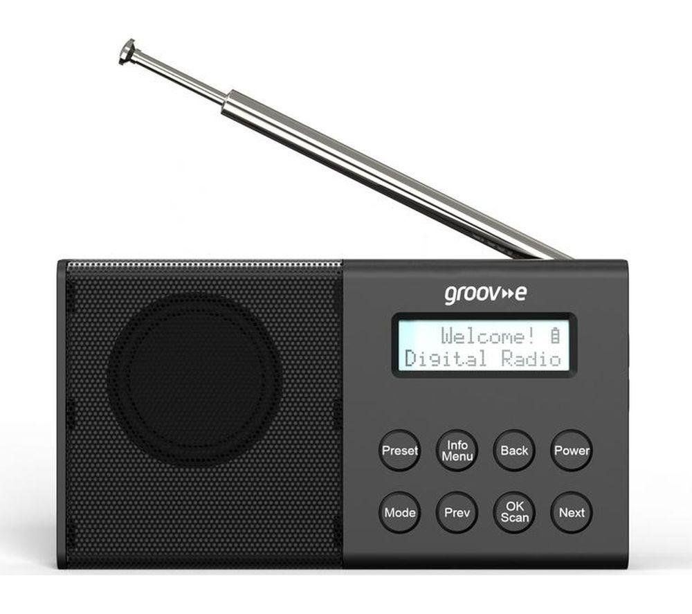 Geneva Rechargeable DABFM Radio with Bluetooth - Black - Image 1