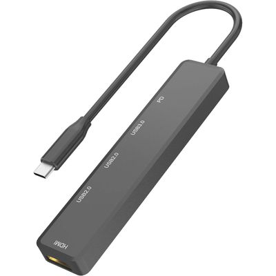 GROOV-E GVPC10BK 5-port USB Type-C Hub