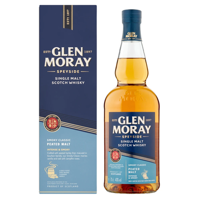 Glen Moray Peated Speyside Single Malt Scotch Whisky - Thumbnail 2