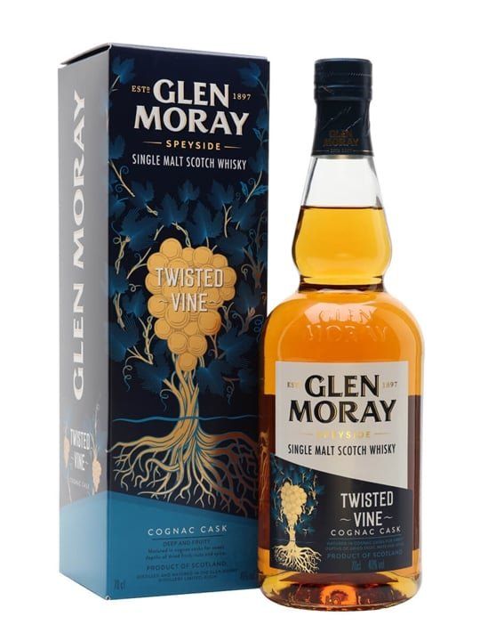Glen Moray Twisted Vine Speyside Single Malt Scotch Whisky - Image 1