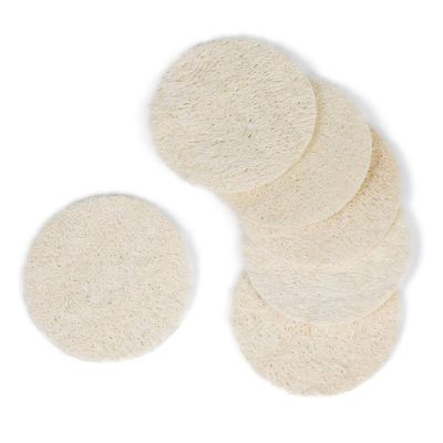 Eco Bath London - Natural Loofah Facial Discs - Cream - Thumbnail 2