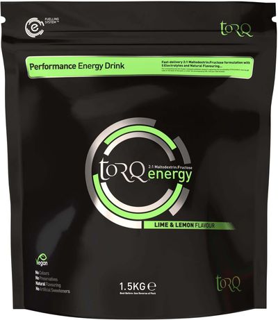 Torq Natural Energy Drink 1.5kg - Lime And Lemon