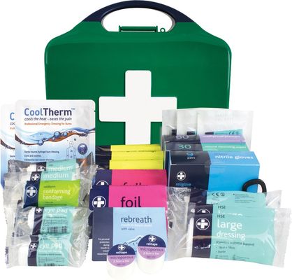 Timco MED343 Workplace First Aid Kit - British Standard Compliant Medium Case 1
