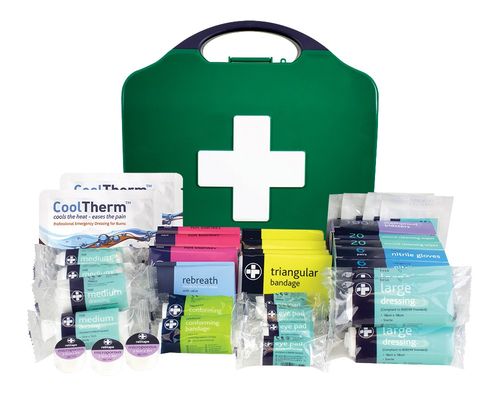 Timco MED348 Workplace First Aid Kit - British Standard Compliant Large Case 1