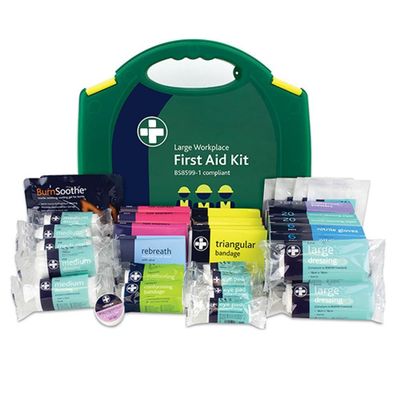 Timco MED348 Workplace First Aid Kit - British Standard Compliant Large Case 1 - Thumbnail 2