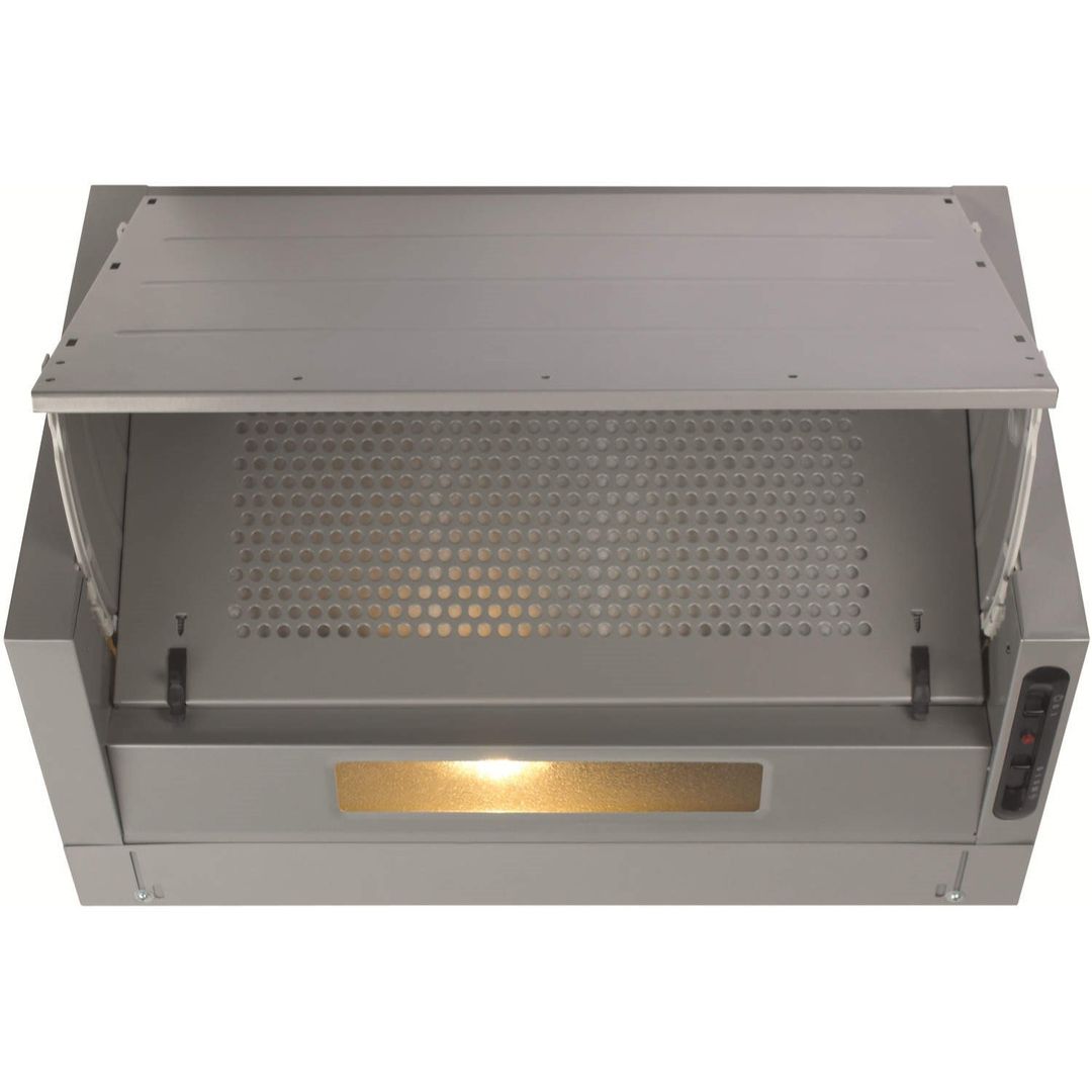 CDA EIN60SI 60cm Integrated Cooker Hood - Silver - Image 1