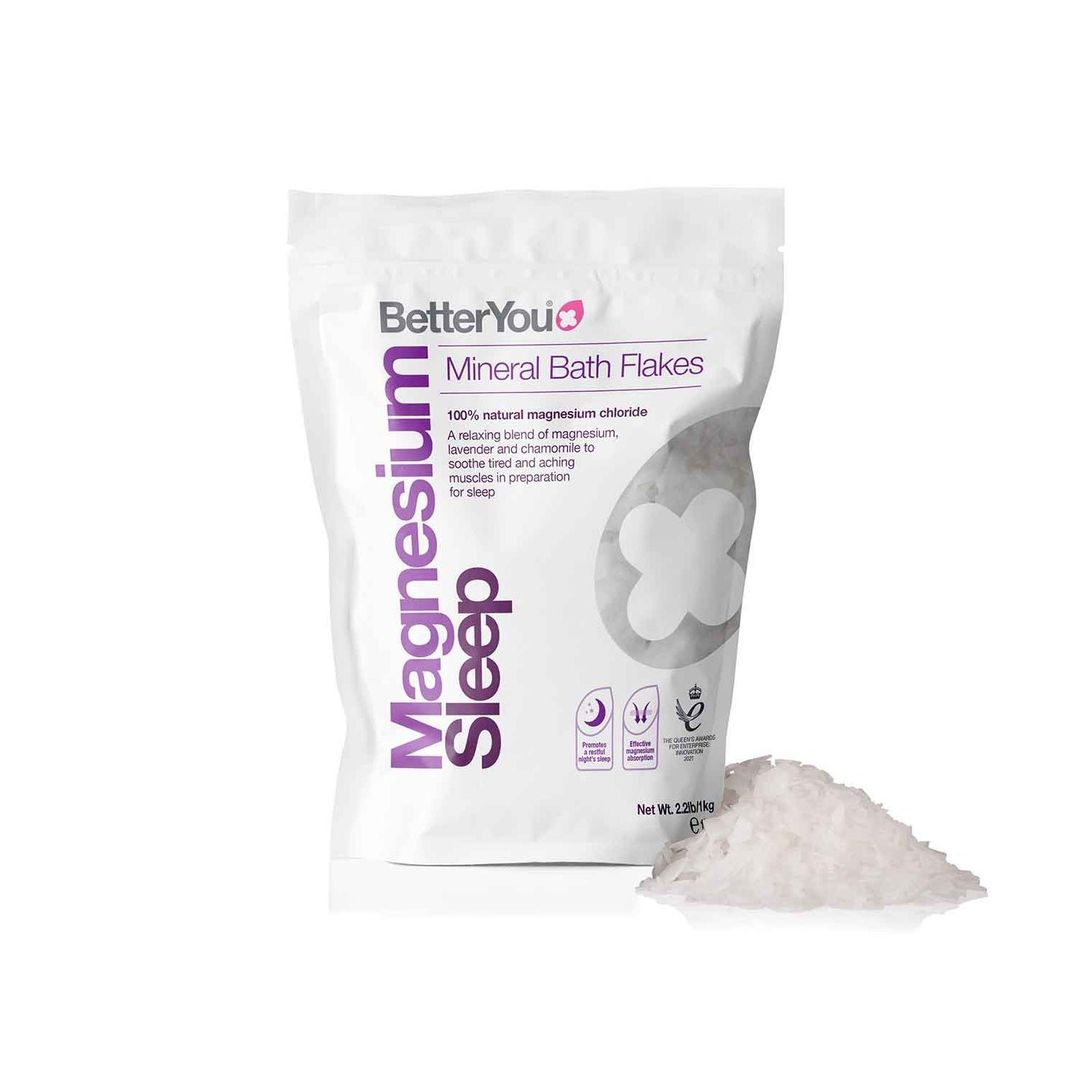 BetterYou Magnesium Sleep Bath Flakes 1kg - Image 1