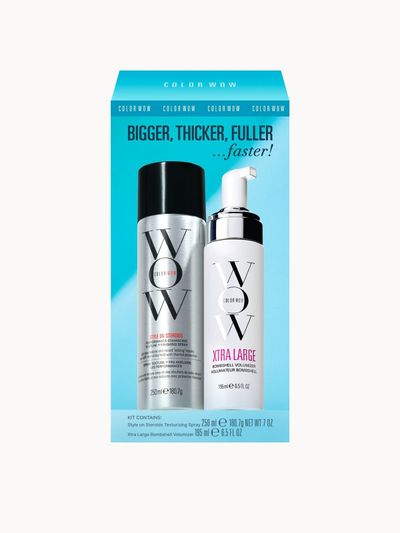 Color Wow Bigger, Thicker, Fuller... Faster! Kit (XL Bombshell + SoS) (Worth £52)