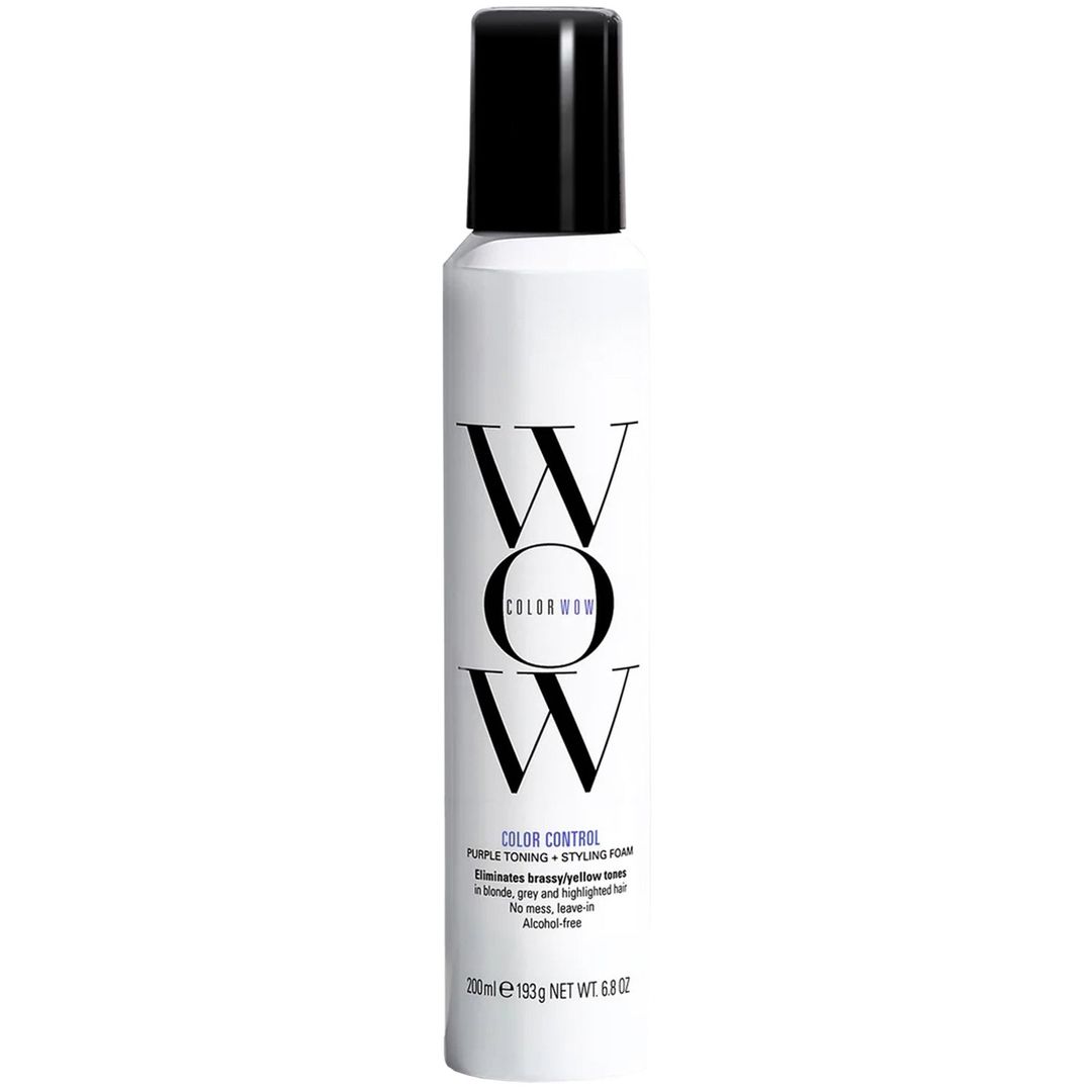 Color Wow Color Control Purple Toning + Styling Foam 200ml - Image 1