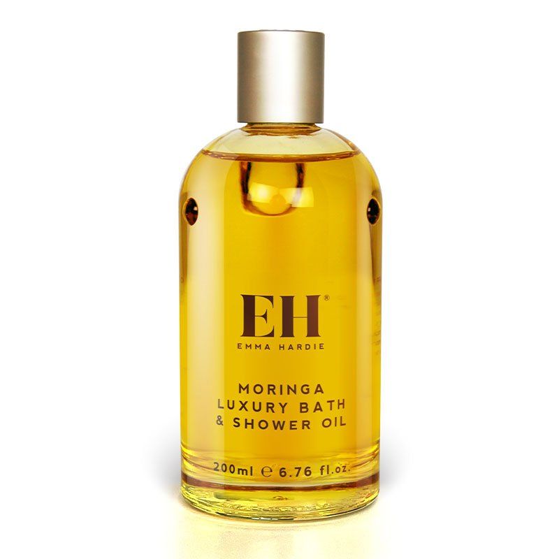 Emma Hardie Moringa Luxury Bath & Shower Oil in White | Size: 200ml - Image 1