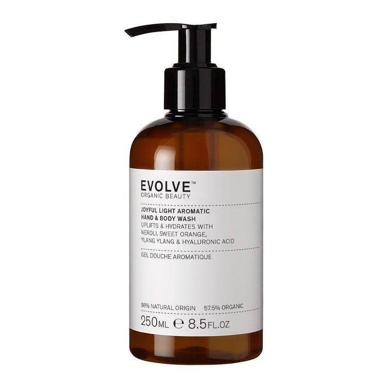Evolve beauty Joyful Light Aromatic Wash in Brown | Size: 250ml - Image 1