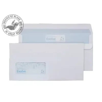 Evolve RD7884 envelope DL (110 x 220 mm) White - Thumbnail 2