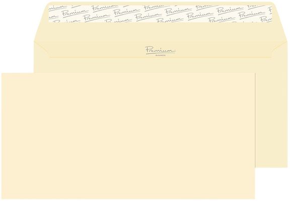 Blake Premium Business Wallet Peel and Seal Cream Wove DL 110x220mm 120gsm (Pack 500) - Thumbnail 2