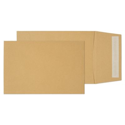 Blake Purely Packaging Gusset Pocket Peel and Seal Manilla 120gsm C5 22916225mm (Pk 125)